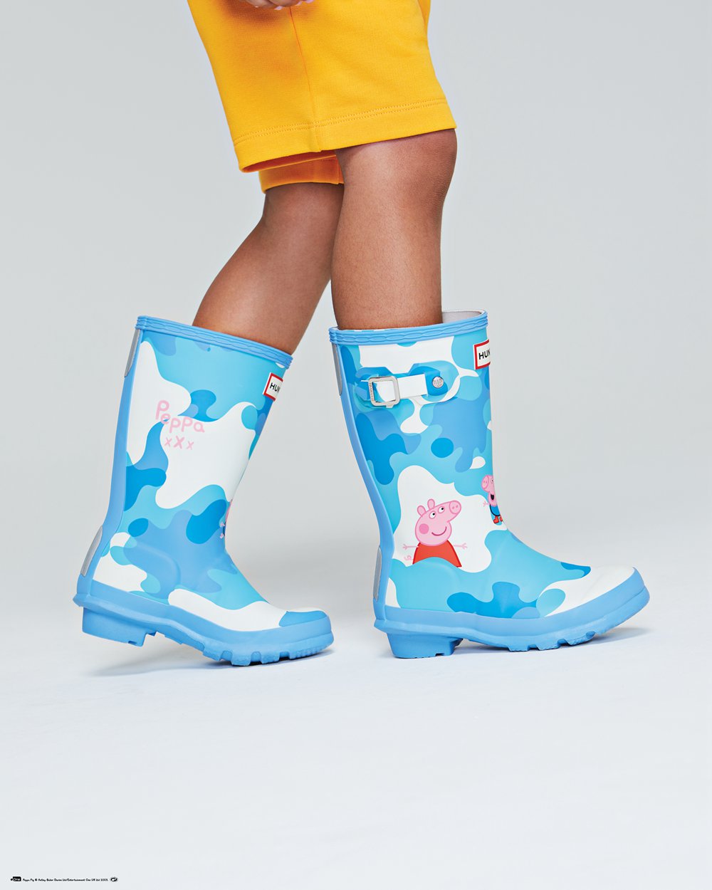 Kids Hunter Original Little Peppa Pig - Rain Boots Blue - 8053-PFBGA